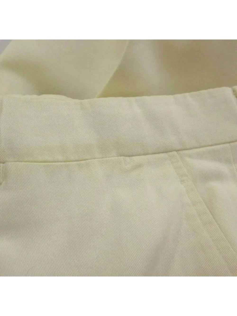 Hermes Trousers Chino Pants White Off Ivory Long Watch Pocket